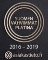 Suomen vahvimmat platina 2016–2019 Asiakastieto.fi