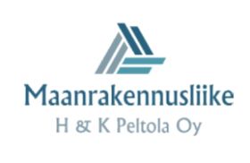 Maanrakennusliike H & K Peltola Oy-logo 